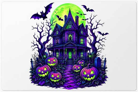 Haunted Mansion PNG | Halloween Haunted House Sublimation Digital Download SVG BillahCrafts 