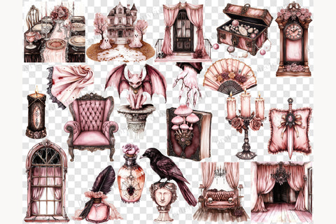 Haunted Mansion PNG | Haunted House Gothic Clipart SVG GlamArtZhanna 