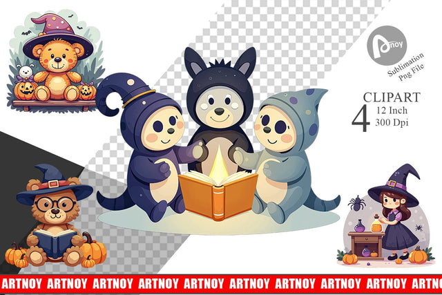 Haunted Toy Shop Clipart Sublimation artnoy 