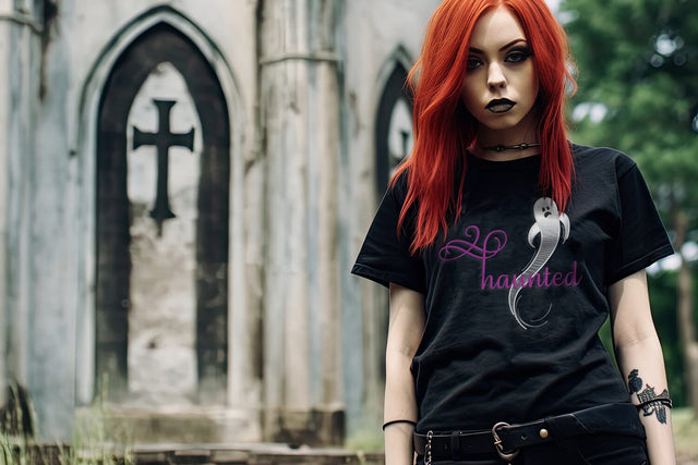 Haunted with Ghost Halloween Embroidery Embroidery/Applique DESIGNS Risa Rocks It 