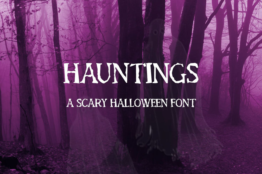 Hauntings Display Font