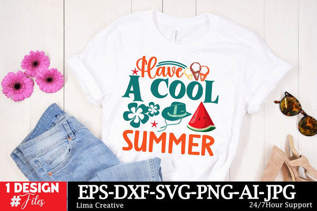 Have A Cool Summer SVG Cut File, Summer T-shirt Design, Summer Sublimation PNG, Summer Sublimation Quotes , Summer SVG DEsign Bundle, Summer Graphic Illustration SVG Insomnia Std 