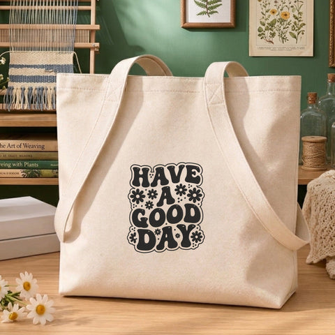Have a Good Day Embroidery Design – Retro Groovy Floral Positive Quote Machine Embroidery File Embroidery/Applique DESIGNS PatternFeed8 