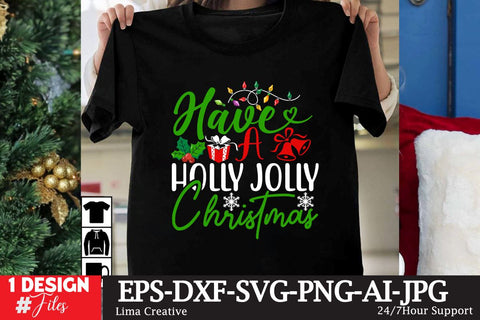 Have A Holly Jolly Christmas SVG Cut File SVG Insomnia Std 