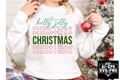 Have A Holly Jolly Christmas Svg Cut Files Creative Art SVG CraftlabSvg55 