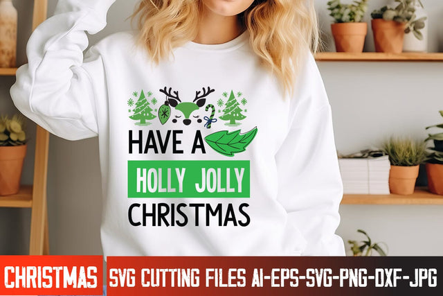 Have a Holly Jolly Christmas SVG Design, Christmas Svg,Christmas SVG cut file,Christmas Tree clipart,Farmhouse sign SVG,Christmas Svg Bundle,Christmas Svg Quote SVG BlackCatsMedia 