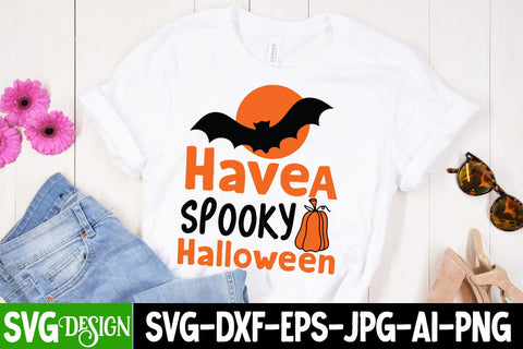 Have a Spooky Halloween SVG Design,Cut File, Halloween SVG Cut File, Halloween Clipart, Trick or Treat SVG Bundle, Halloween PNG Bundle SVG BlackCatsMedia 