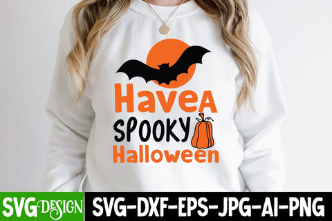 Have a Spooky Halloween SVG Design,Cut File, Halloween SVG Cut File, Halloween Clipart, Trick or Treat SVG Bundle, Halloween PNG Bundle SVG BlackCatsMedia 
