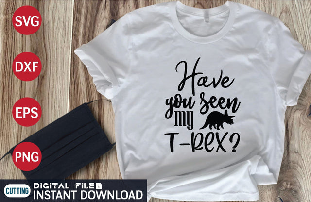 have you seen my T-rex? svg SVG designer krishna 
