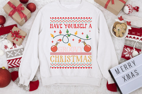 Have yourself a groovy christmas SVG design SVG Regulrcrative 