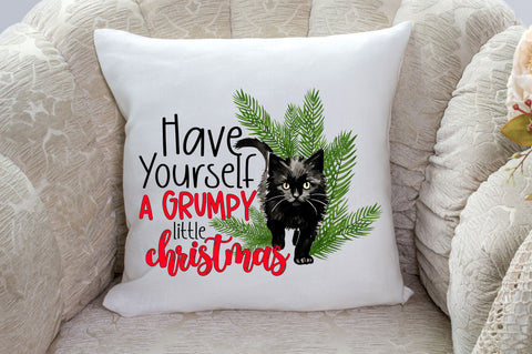 Have yourself a grumpy little christmas png design Sublimation Regulrcrative 