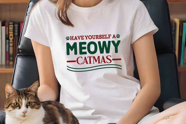 Have yourself a meowy catmas SVG Angelina750 
