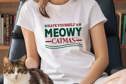 Have yourself a meowy catmas SVG Angelina750 