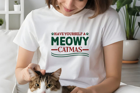 Have yourself a meowy catmas SVG Angelina750 