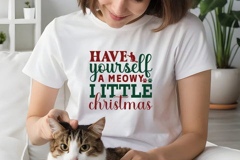 Have yourself a meowy little christmas SVG Angelina750 