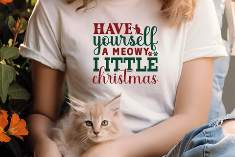 Have yourself a meowy little christmas SVG Angelina750 