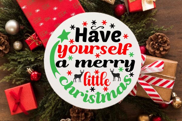 Have yourself a merry little christmas SVG Angelina750 