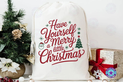 Have yourself a merry little Christmas SVG, Christmas Sublimation T-shirt SVG FiveStarCrafting 