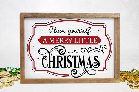 Have yourself a merry little christmas svg design SVG Regulrcrative 