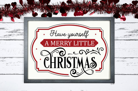 Have yourself a merry little christmas svg design SVG Regulrcrative 