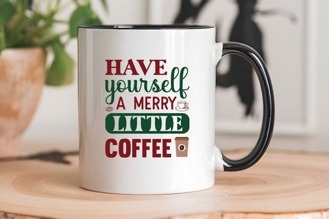 Have yourself a merry little coffee SVG Angelina750 