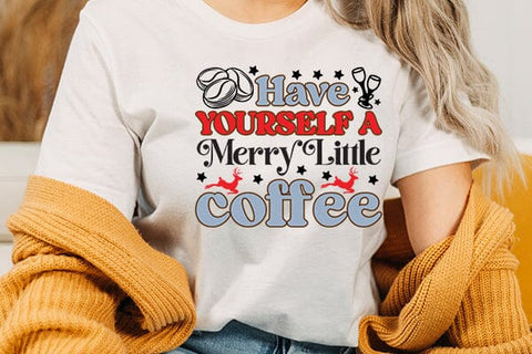 Have yourself a merry little coffee SVG Angelina750 