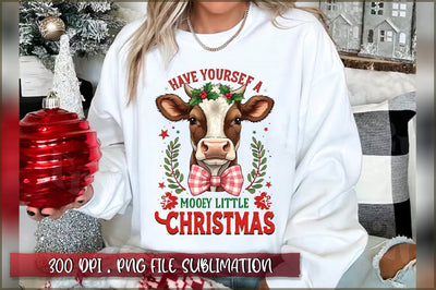 Have yourself a mooey little christmas Sublimation Sublimation Shetara Begum 