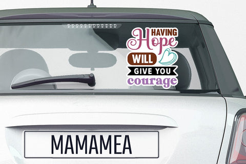 Having hope will give you courage SVG Angelina750 