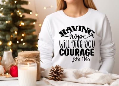 Having hope will give you courage SVG SVG CraftingStudio 