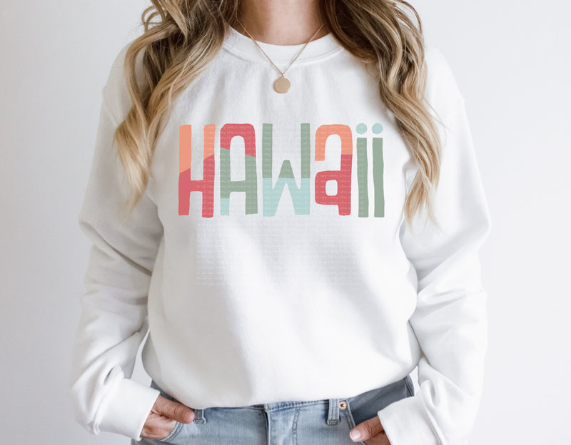 Hawaii Retro Typography PNG | Vintage State Name Design | Sublimation Digital Download Sublimation Print Perfect Design Shop 