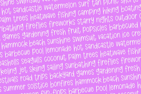 Hawaiian Kayaking Handwriting Font Font Blush Font Co. 