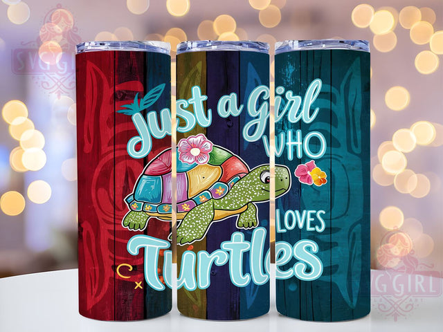 Hawaiian SEA Turtle Flowers 20oz Tumbler Wrap Sublimation Design, Straight Tapered Tumbler Wrap, SEA Turtle Tumbler Png, Instant Digital Download Sublimation SvggirlplusArt 