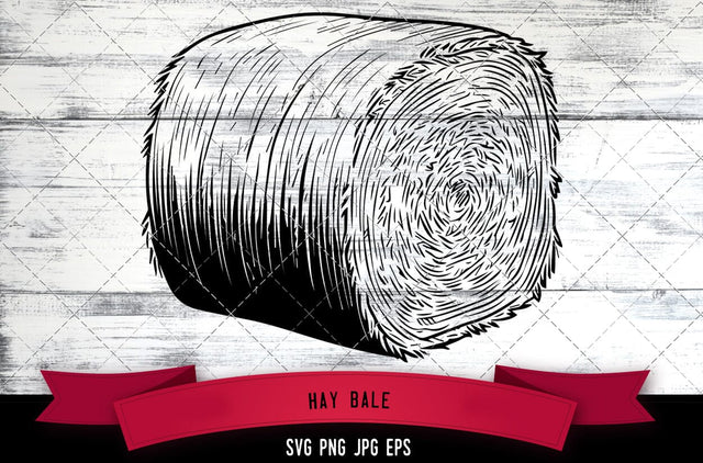 Hay Bale SVG, Farming SVG SVG Loveleen Kaur 
