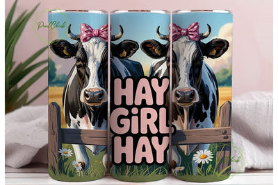 Hay Girl Hay 20oz Tumbler Wrap Sublimation PixelChick 