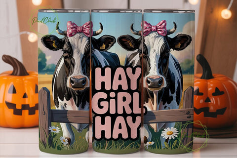 Hay Girl Hay 20oz Tumbler Wrap Sublimation PixelChick 