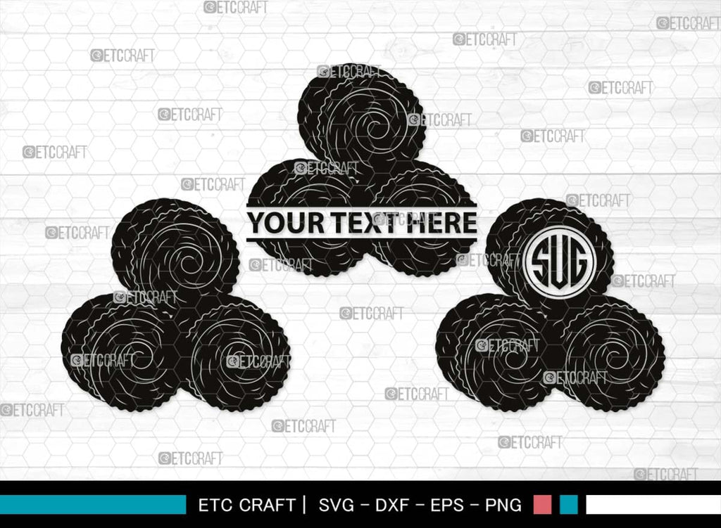Hay Monogram, Hay Silhouette, Hay SVG, Haystack Svg, Farm Svg, Bale Hay ...