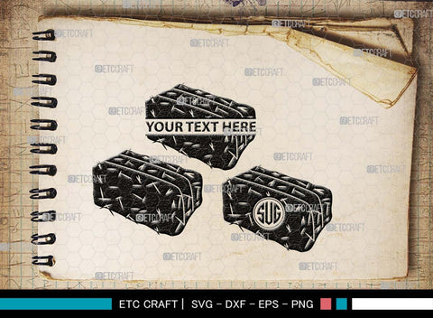 Hay Monogram, Hay Silhouette, Hay SVG, Haystack Svg, Farm Svg, Bale Hay Svg, Straw Svg, SB00500 SVG ETC Craft 