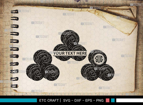 Hay Monogram, Hay Silhouette, Hay SVG, Haystack Svg, Farm Svg, Bale Hay Svg, Straw Svg, SB00500 SVG ETC Craft 