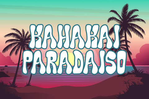 Hayoo Holiday - Quirky Display Font Font Mozzatype 