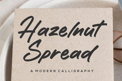 Hazelnut Spread Font Font Balpirick 