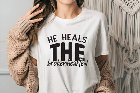He heals the brokenhearted SVG Angelina750 