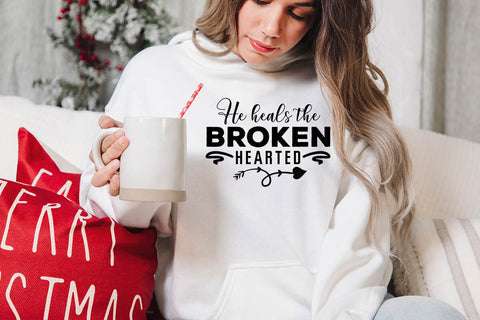 He Heals The Brokenhearted SVG Angelina750 