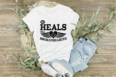 He heals the brokenhearted SVG Angelina750 