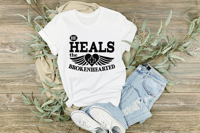 He heals the brokenhearted SVG Angelina750 