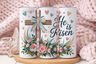 He Is Risen 20oz Tumbler Wrap Sublimation DesignSVG 