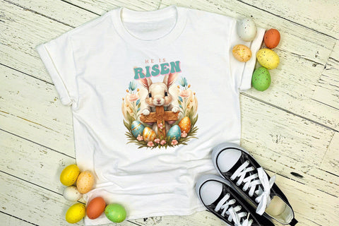 He is Risen | Easter Sublimation Design Sublimation CraftLabSVG 