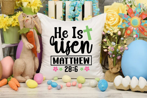 He Is Risen Matthew 28 6 SVG Design SVG Designangry 