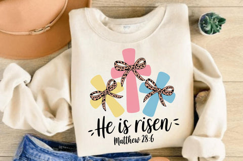 He is Risen PNG Christian Easter Sublimation Sublimation Regulrcrative 