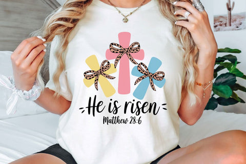 He is Risen PNG Christian Easter Sublimation Sublimation Regulrcrative 