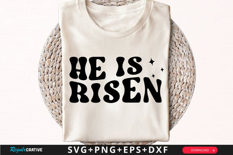 He is risen Sleeve SVG Design, Christian Sleeve SVG, Faith SVG Design, Jesus Sleeve SVG SVG Regulrcrative 